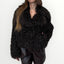 NO SECRETS - GIACCA IN ECO-PELLICCIA CON REVER AMPIO