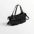 MIMI' MUA' - BORSA A SPALLA CON TASCHINE