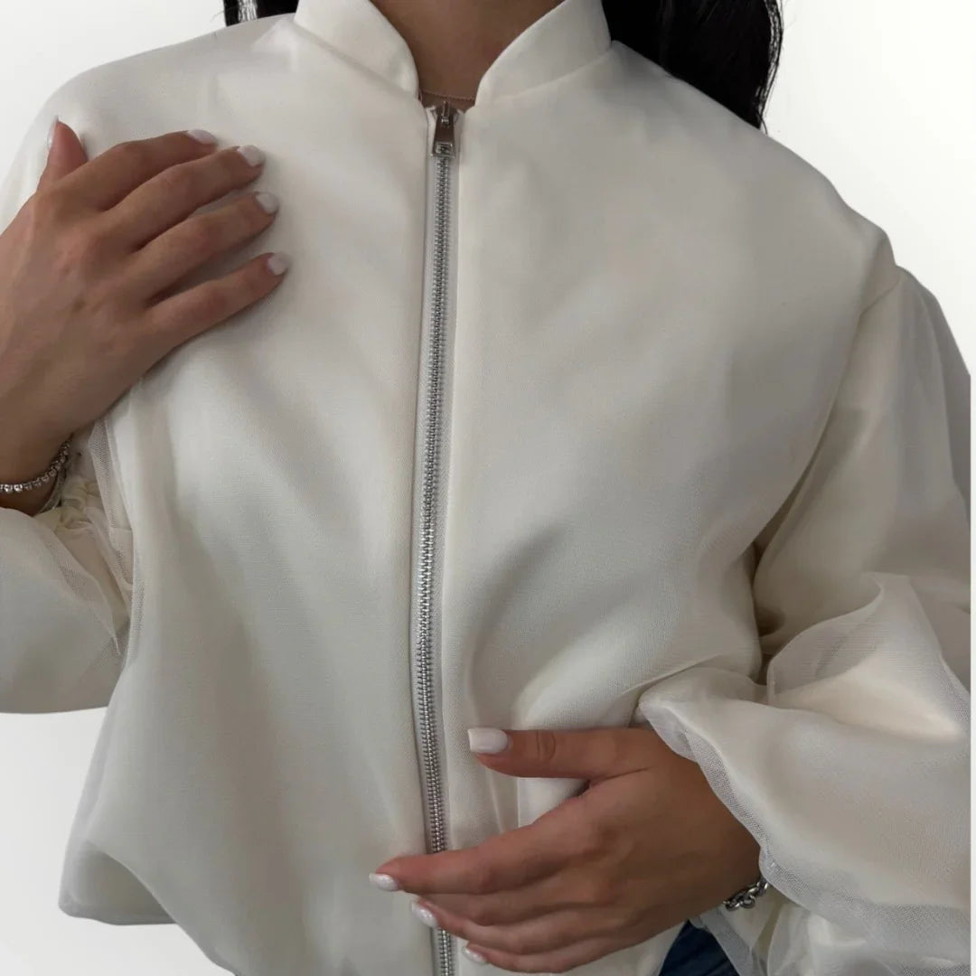 IMPERIAL - BOMBER IN TULLE