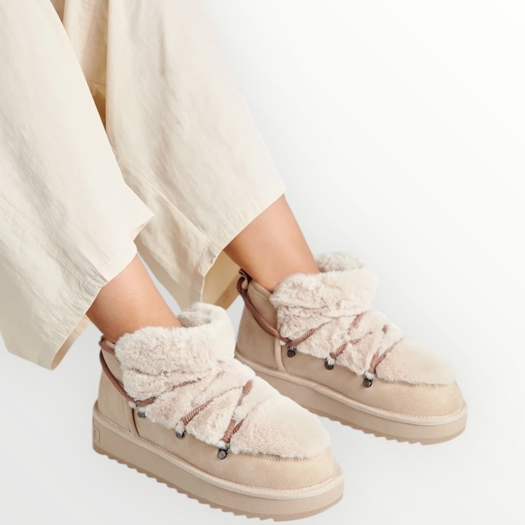 DR.FRANKLIN - STIVALETTO BASSO CON PELO