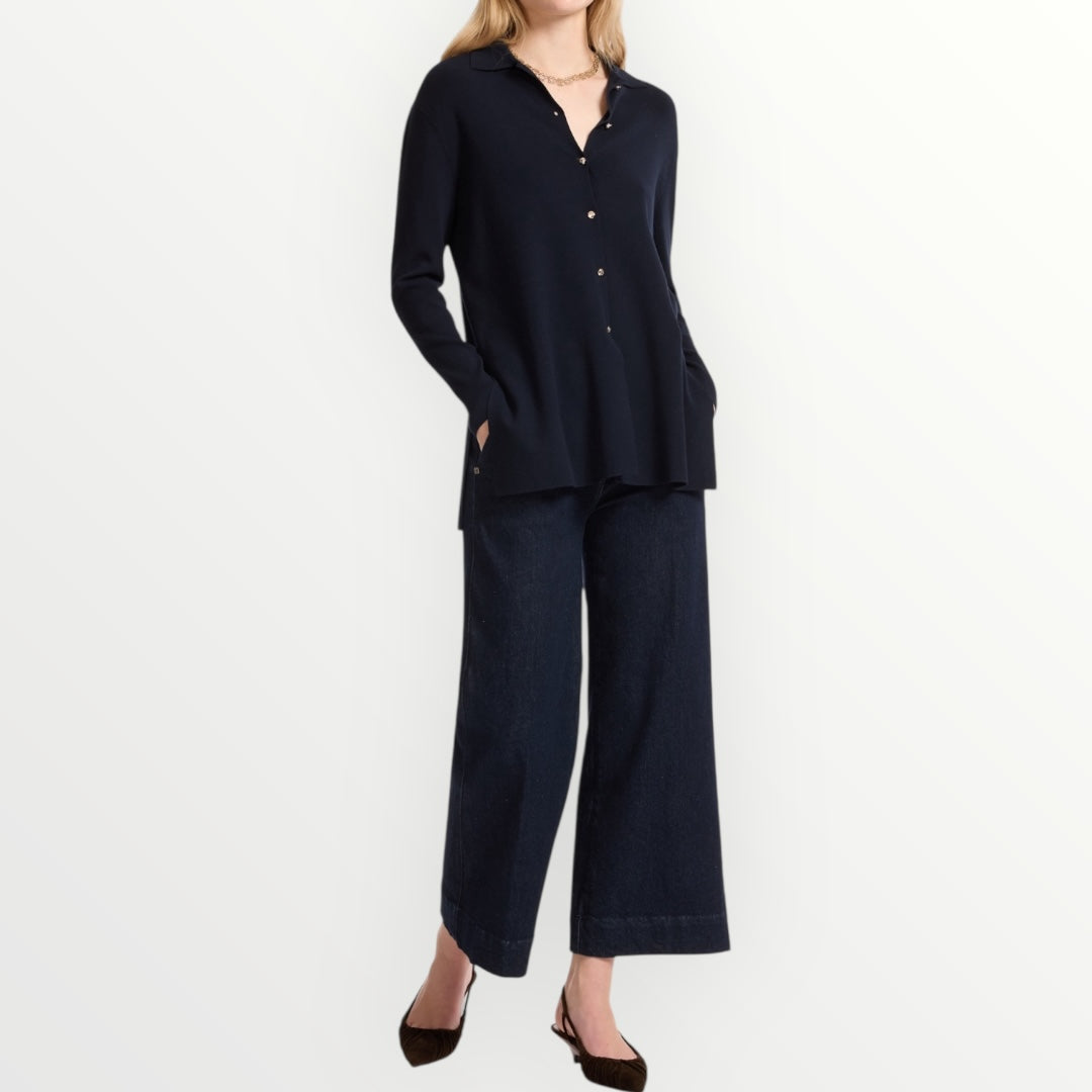 ELENA MIRO' - JEANS TAILORING CROPPED