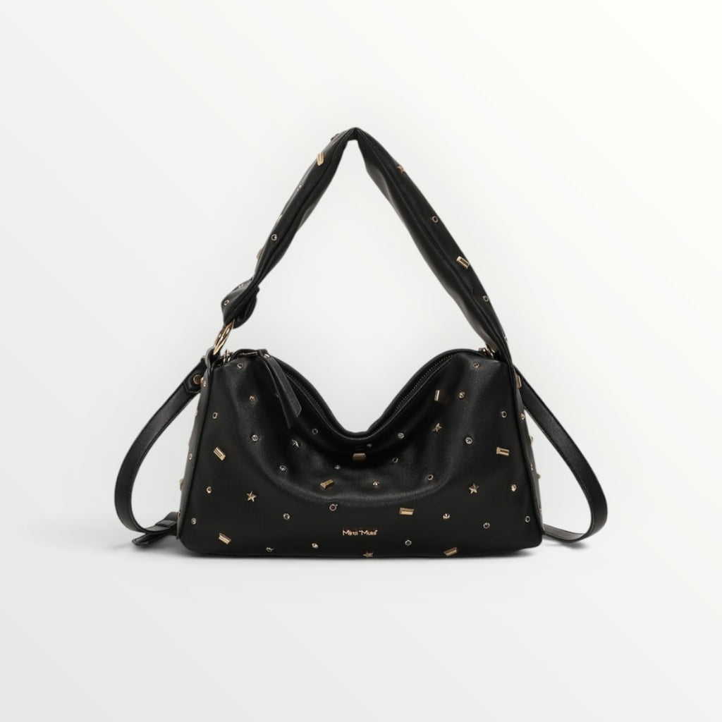 MIMI' MUA' - BORSA CON APPLICAZIONI COLORATE