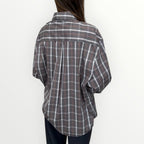 HAVEONE - CAMICIA A QUADRETTINI CON TASCHINO