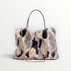 AYFEE - BORSA IN ECO-PELLICCIA CON MANICO FINE