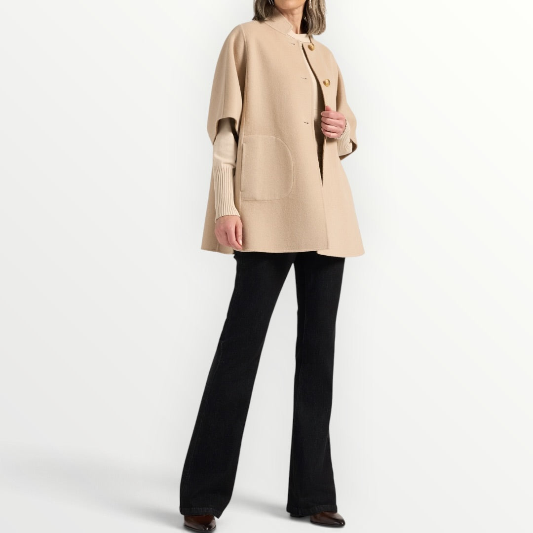 ELENA MIRO' - CAPPA IN DOUBLE MISTO LANA
