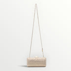 MIMI' MUA' - BORSA CLUTCH CON STRASS SPARSI