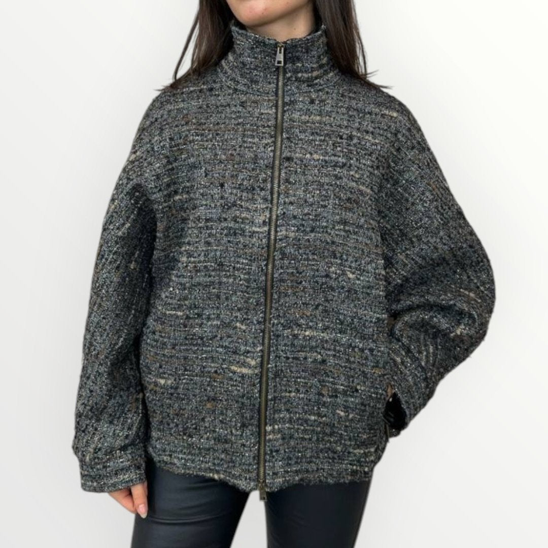 SOUVENIR - GIUBBOTTOIN TWEED OVER Immagine principale del prodotto