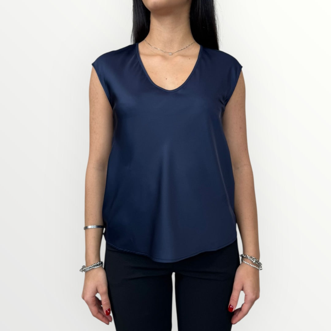 IMPERIAL - BLUSA CON SCOLLO A V