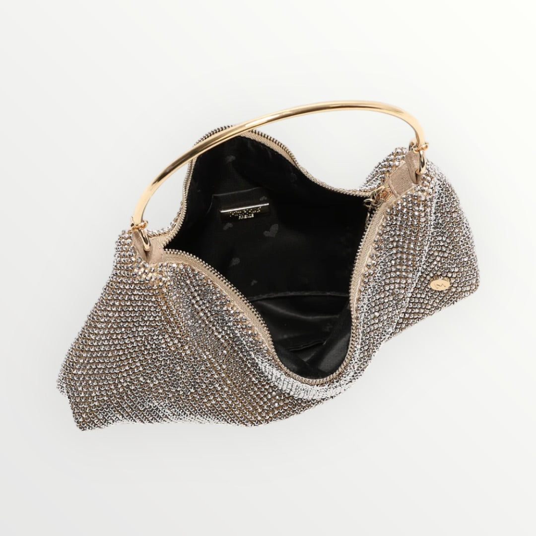 MIMI' MUA' - BORSA MORBIDA IN RETE DI STRASS