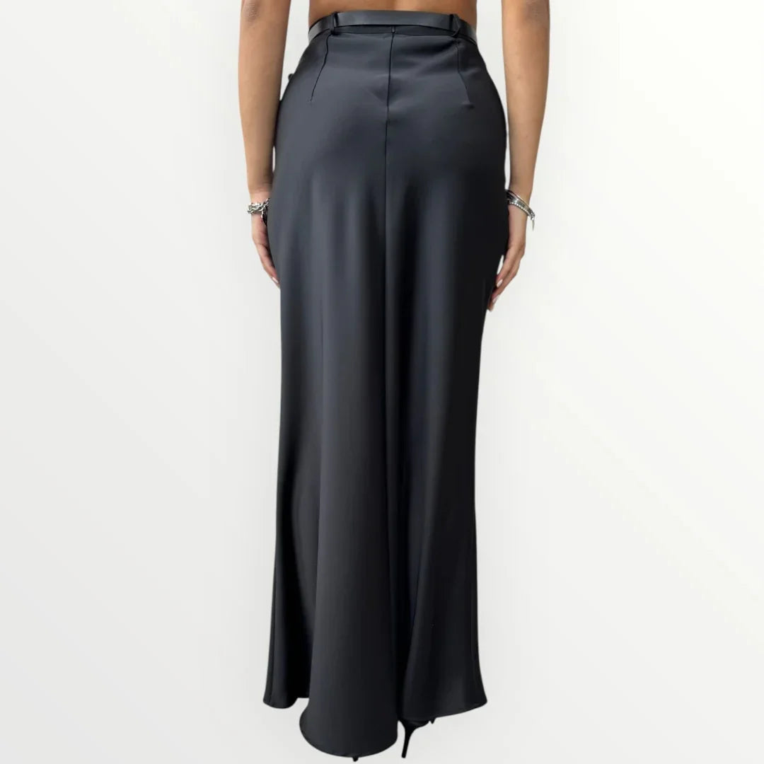 IMPERIAL - GONNA IN RASO CON CINTURA