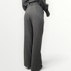 PHILIA LOFT - PANTALONE A PALAZZO CON PIEGA STIRATA