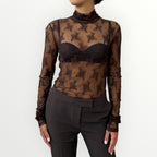 IMPERIAL - T-SHIRT DOLCEVITA IN PIZZO