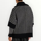 ELENA MIRO' - CARDIGAN A TRECCE CON ZIP
