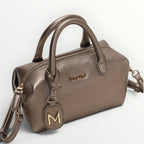 MIMI' MUA' - BORSA BAULETTO PICCOLA CON LOGO
