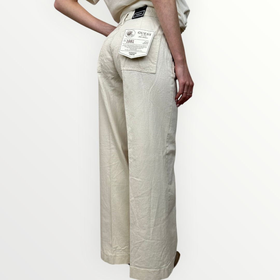 GUESS - JEANS A PALAZZO SEMPLICE