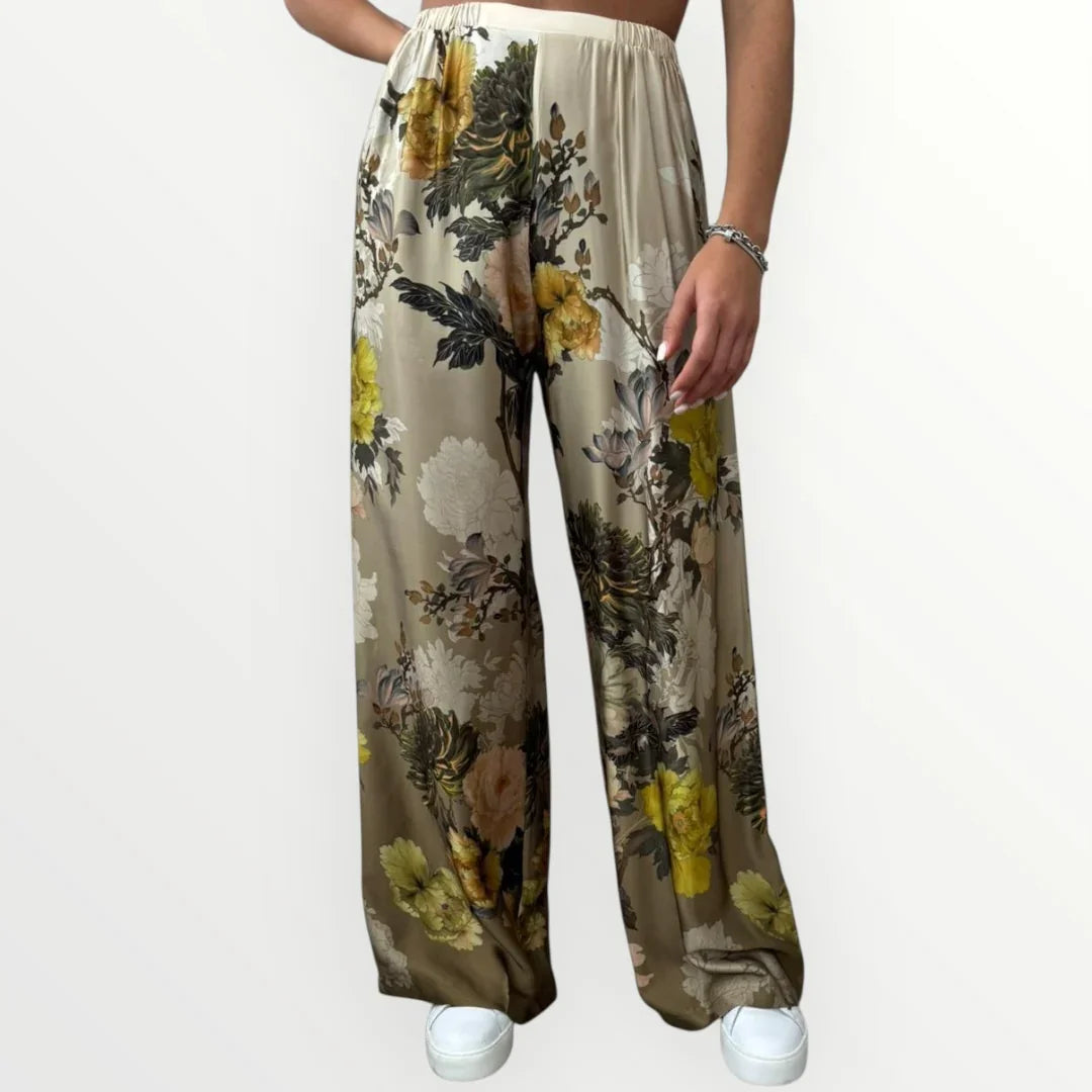 IMPERIAL - PANTALONE A FANTASIA FLOREALE