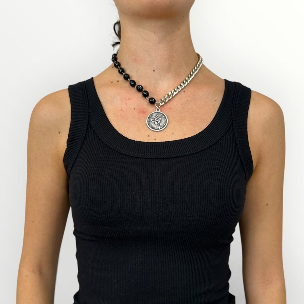 MOMI - FRANCESCA CORTA MEDAGLIA ARGENTO