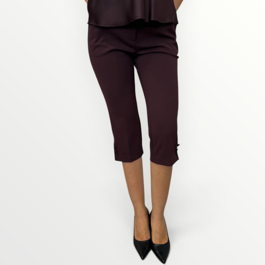 IMPERIAL - PANTALONE CAPRI CON BOTTONCINI