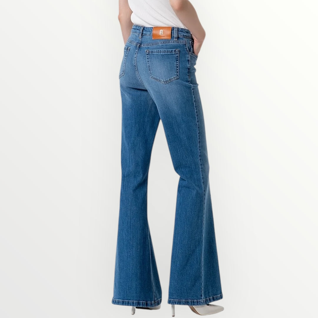 FRACOMINA - JEANS Z AMPA LAVAGGIO MEDIO