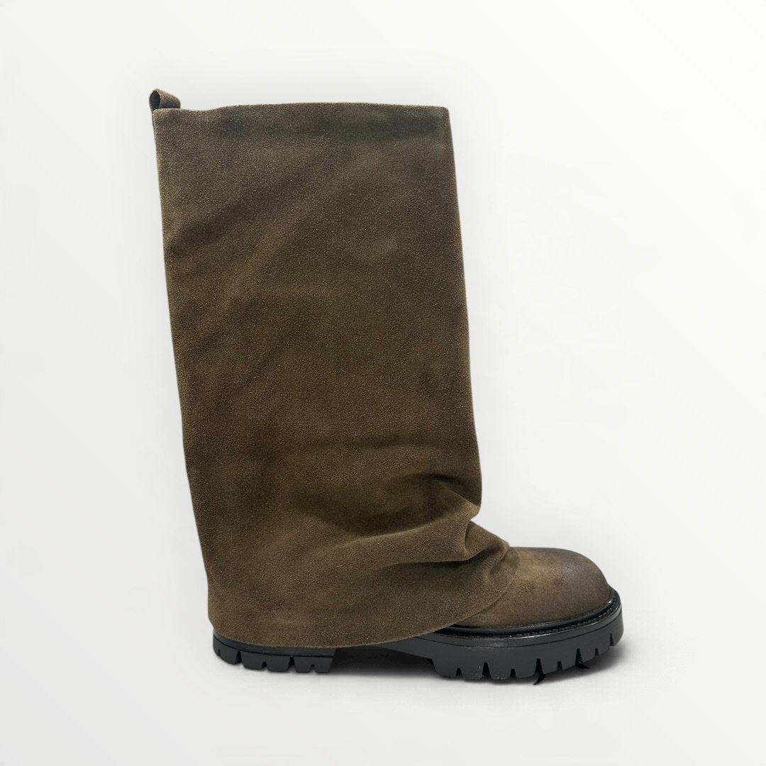 OVYE' - STIVALE CON GAMBALE AMPIO SCAMOSCIATO