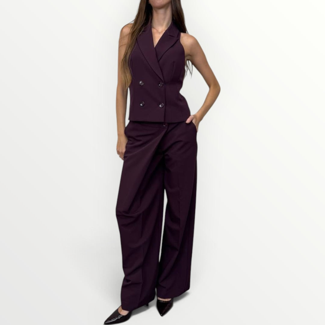 IMPERIAL - GILET DOPPIOPETTO SMANICATO