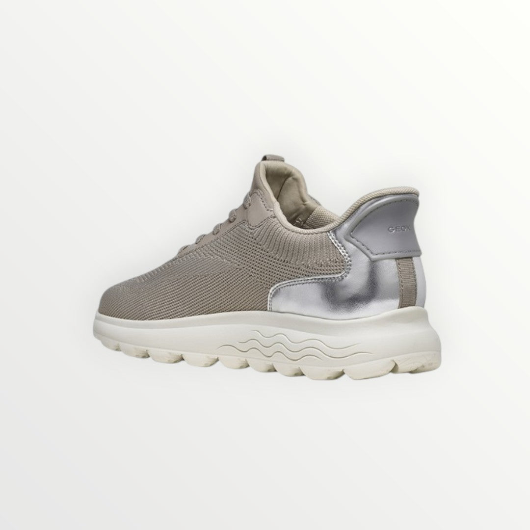 GEOX - SNEAKERS SPHERICA CON RETRO METALLIZZATO