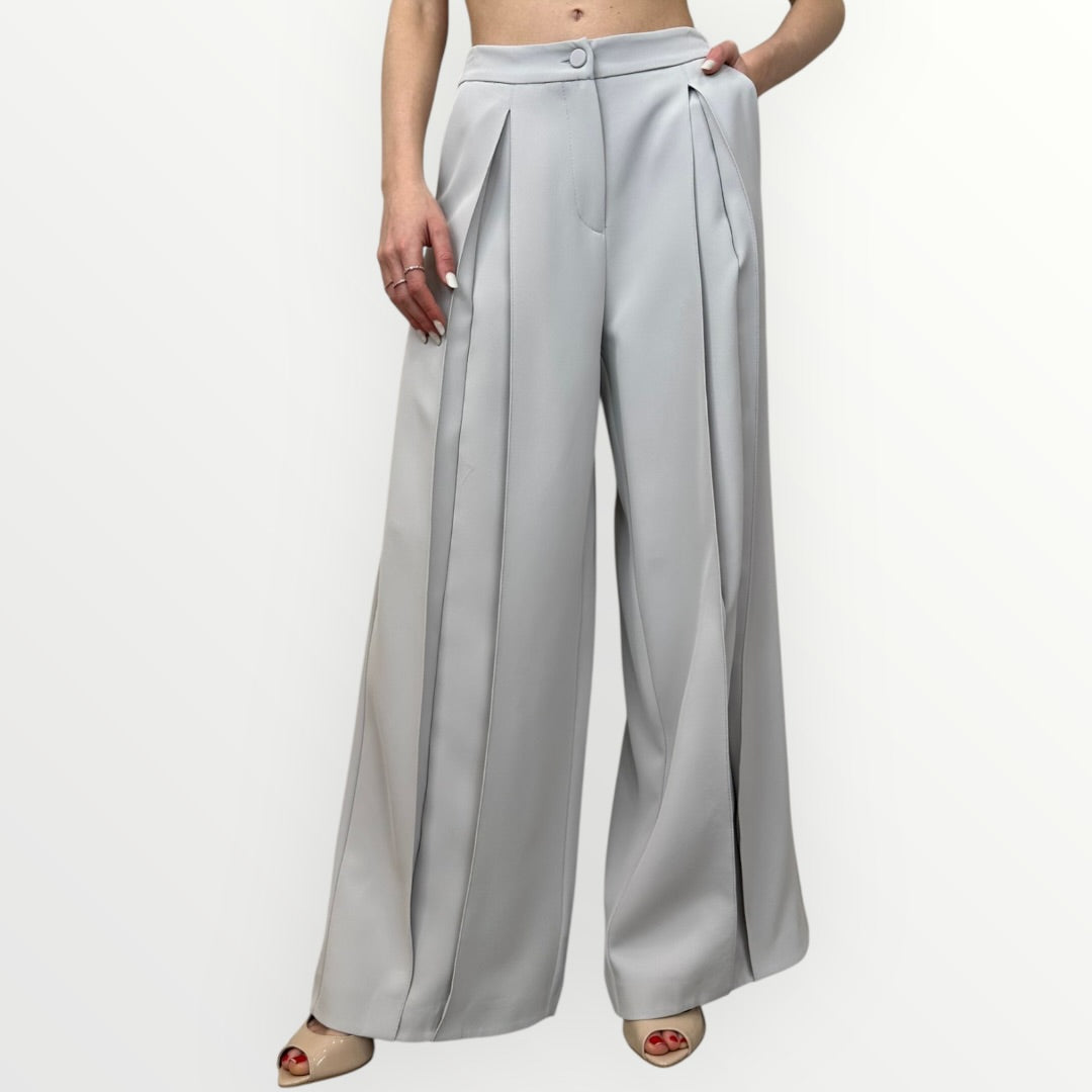IMPERIAL - PANTALONE A PALAZZO CON PINCES