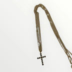MOMI - COLLANA CROCE NERA