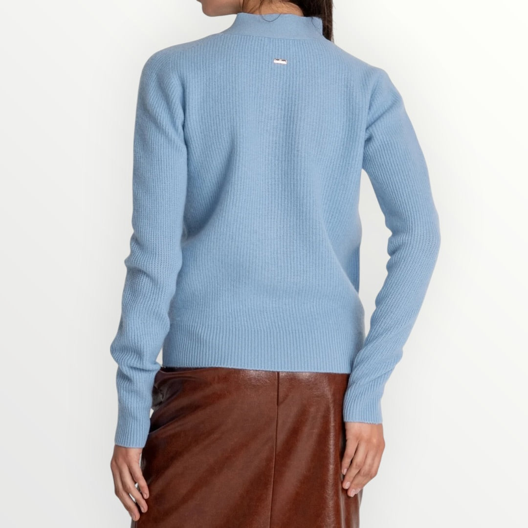 FRACOMINA - MAGLIA IN LANA CON PASHMINA