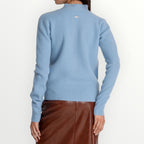 FRACOMINA - MAGLIA IN LANA CON PASHMINA