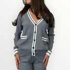 NO SECRETS - CARDIGAN CON PROFILI A CONTRASTO