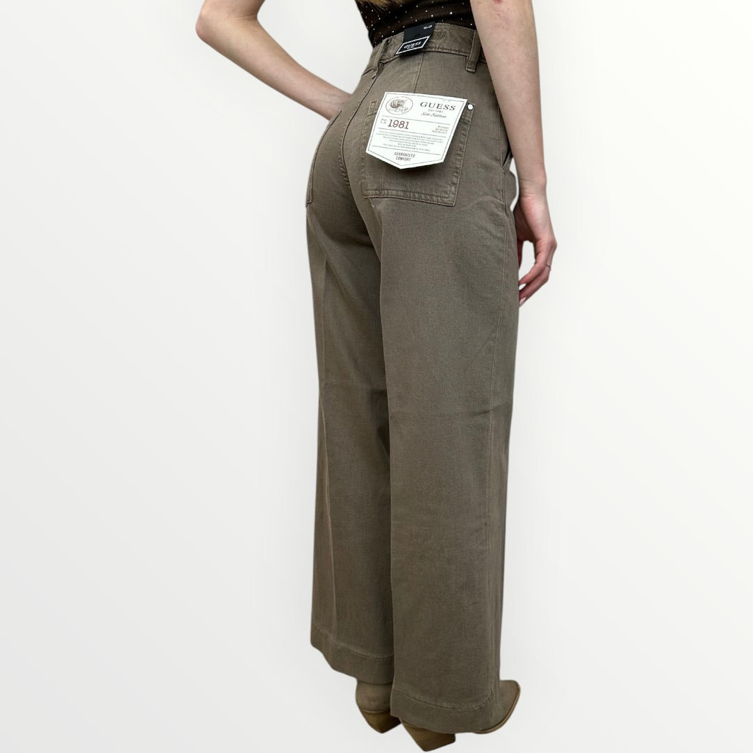 GUESS - JEANS A PALAZZO SEMPLICE