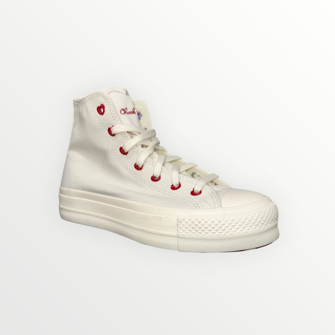 CONVERSE - SNEAKER PLATFORM DETTAGLI CUORICINI