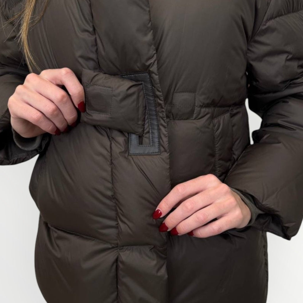 NO SECRETS - PIUMINO CON CAPPUCCIO GANCIO A CALAMITA