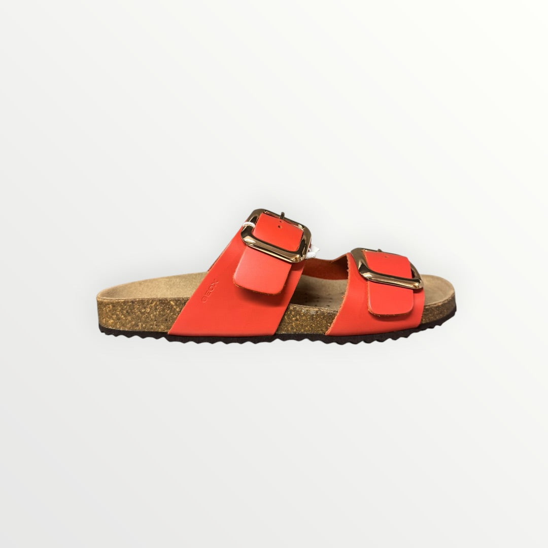 GEOX - CIABATTA BRIONIA DOPPIA FASCIA ALTA