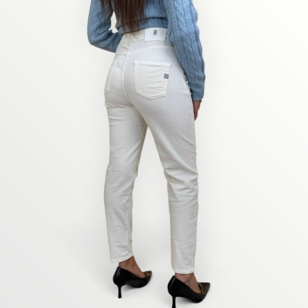 FRACOMINA - PANTALONE A SIGARETTA IN VELLUTO