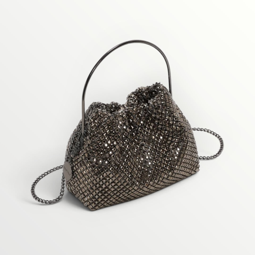 MIMI' MUA' - BORSA MORBIDA CON STRASS