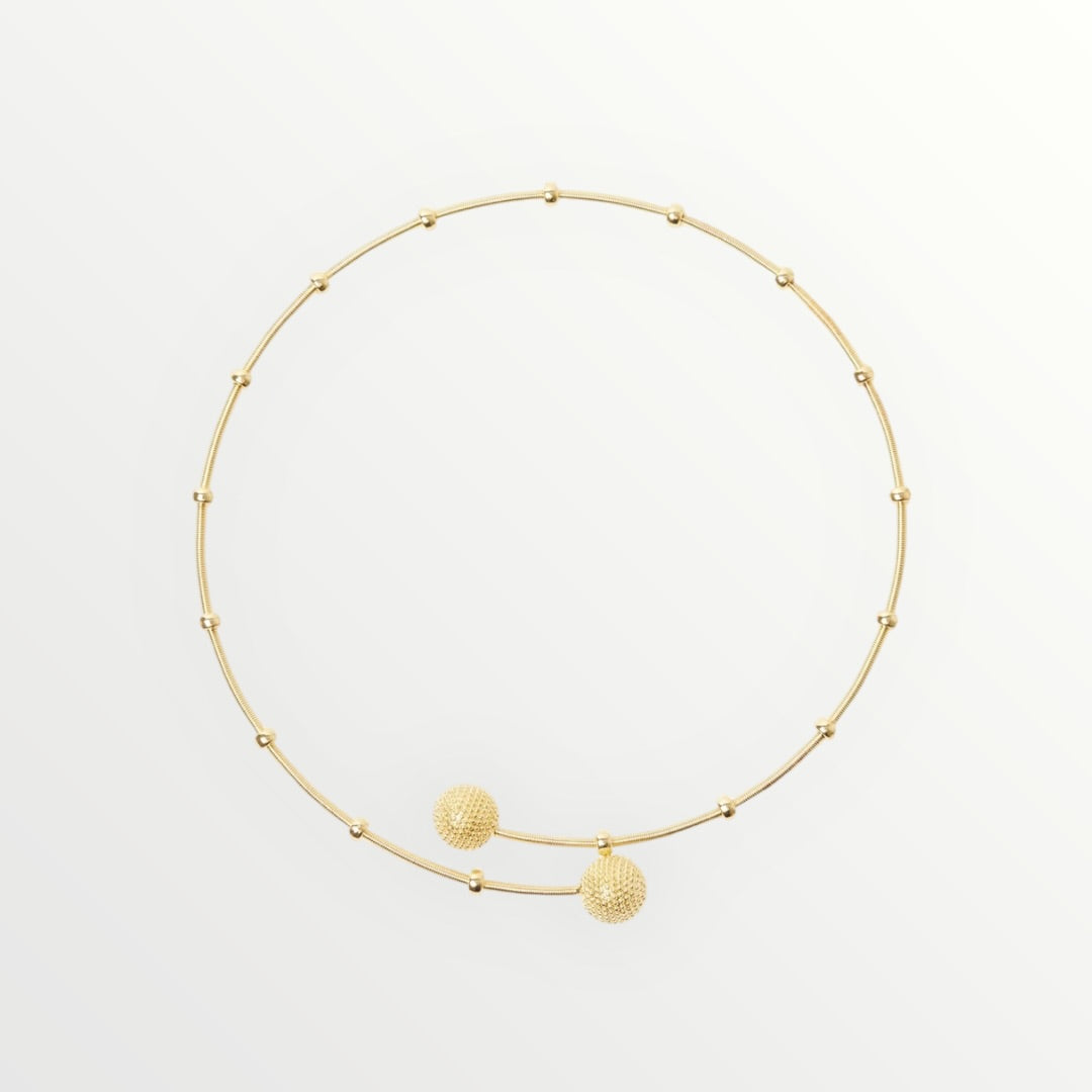 SODINI - COLLANA RIGIDA CON SFERE