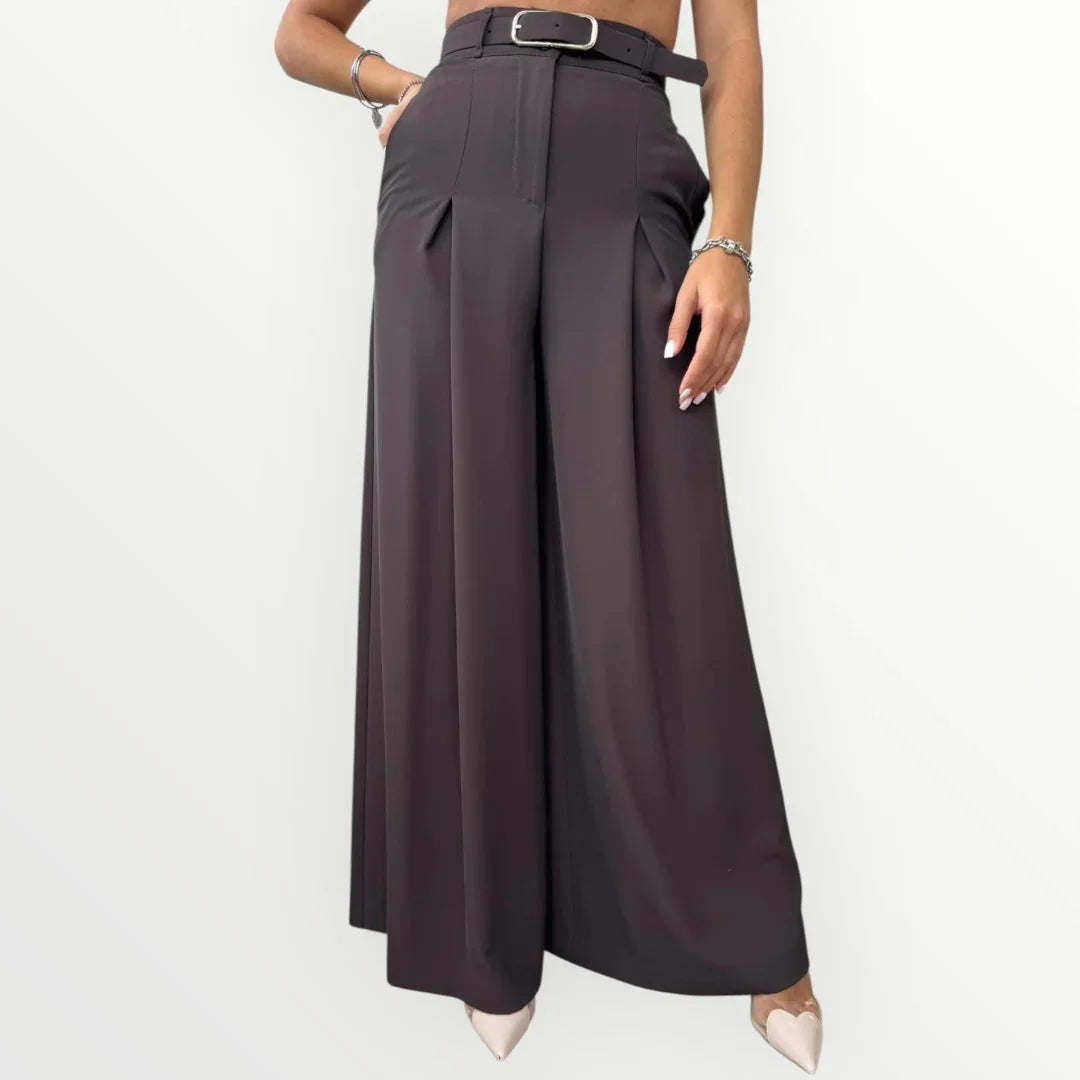 IMPERIAL - PANTALONE A PALAZZO CON PINCE