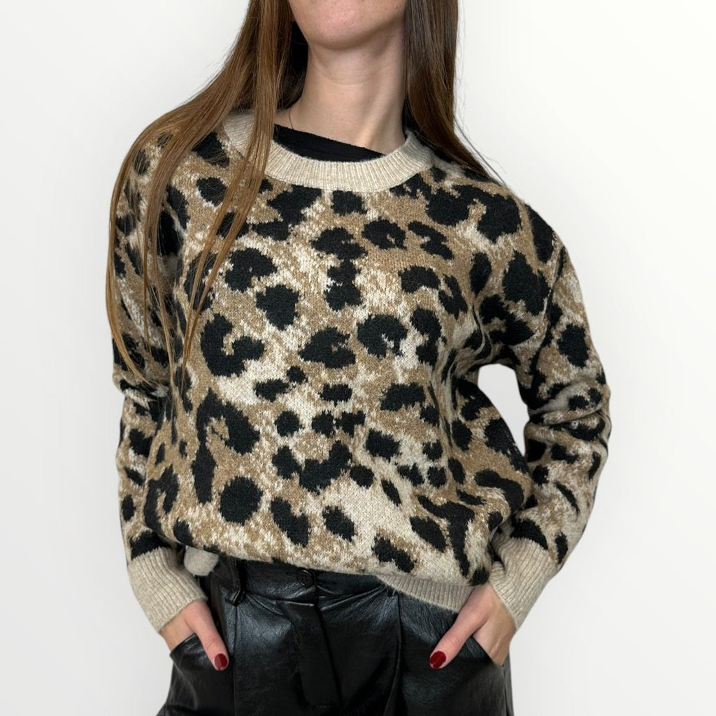 AYFEE - MAGLIA GIROCOLLO MACULATA