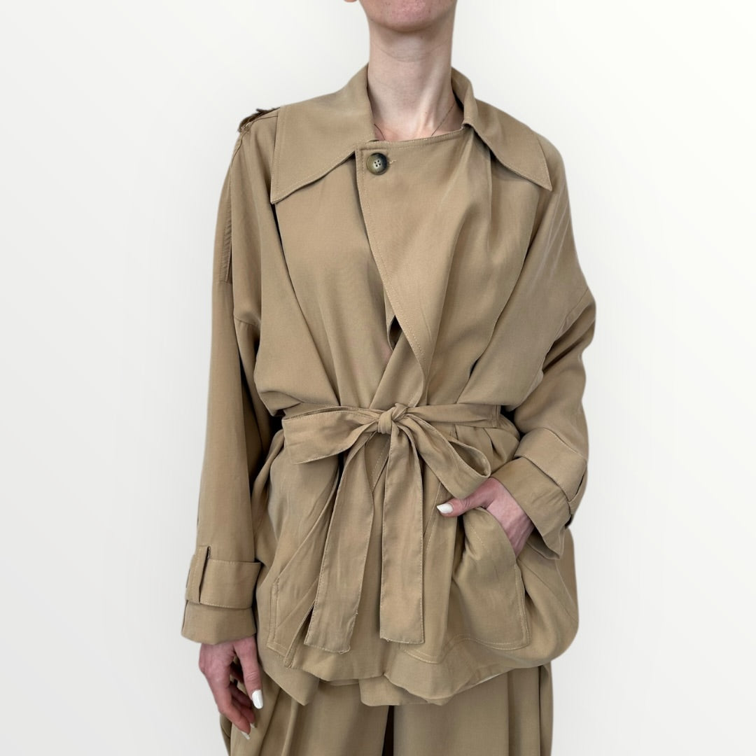 HAVEONE - GIACCA CON FUSCIACCA IN VITA