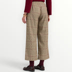 ELENA MIRO' - PANTALONE A PALAZZO IN PRINCIPE DI GALLES