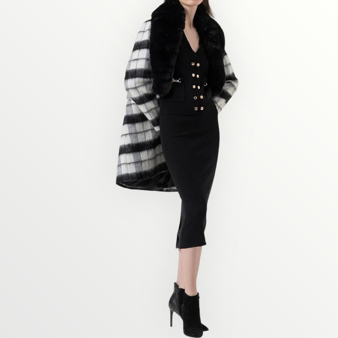 FRACOMINA -CARDIGAN DOPPIOPETTO