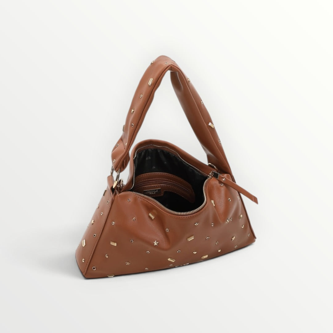 MIMI' MUA' - BORSA CON APPLICAZIONI COLORATE
