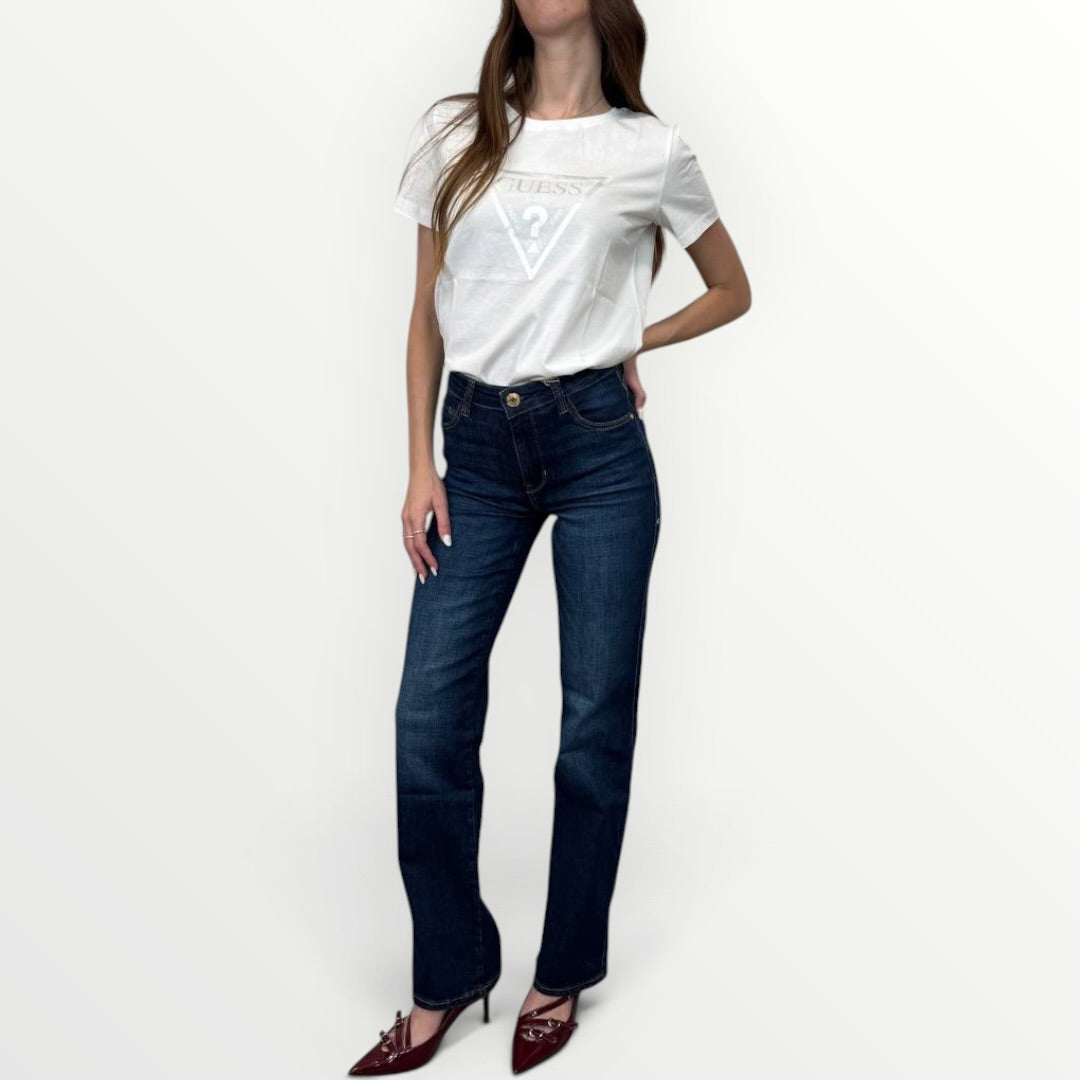 GUESS - JEANS A SIGARETTA LAVAGGIO SCURO