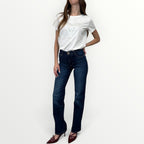 GUESS - JEANS A SIGARETTA LAVAGGIO SCURO