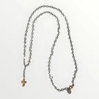 MOMI - COLLANA ROSARIO LUNGO CROCE - LOFT.73