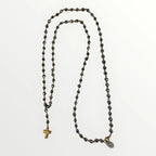 MOMI - COLLANA ROSARIO LUNGO CROCE - LOFT.73