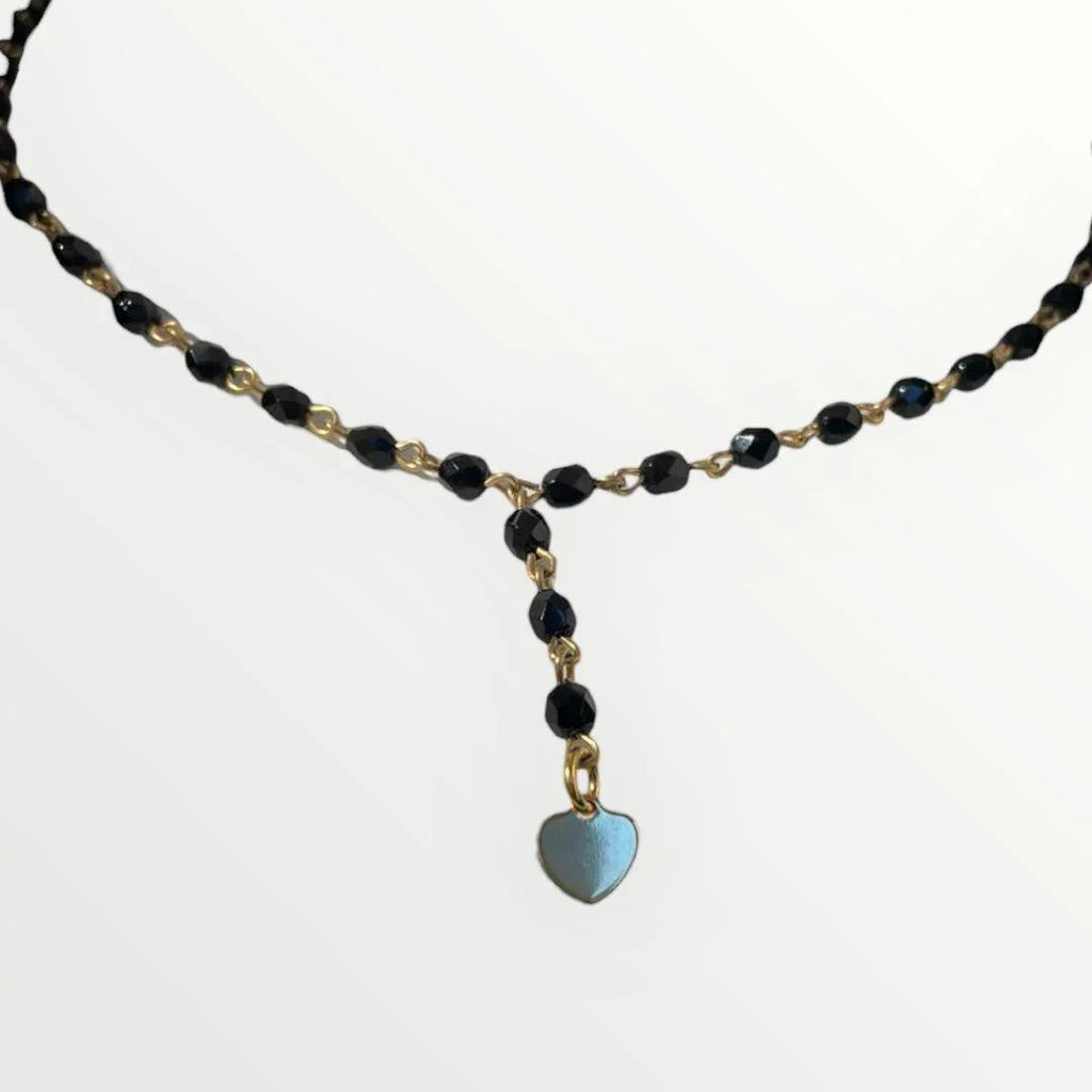 MOMI - COLLANA ROSARIO CORTO CUORE - LOFT.73