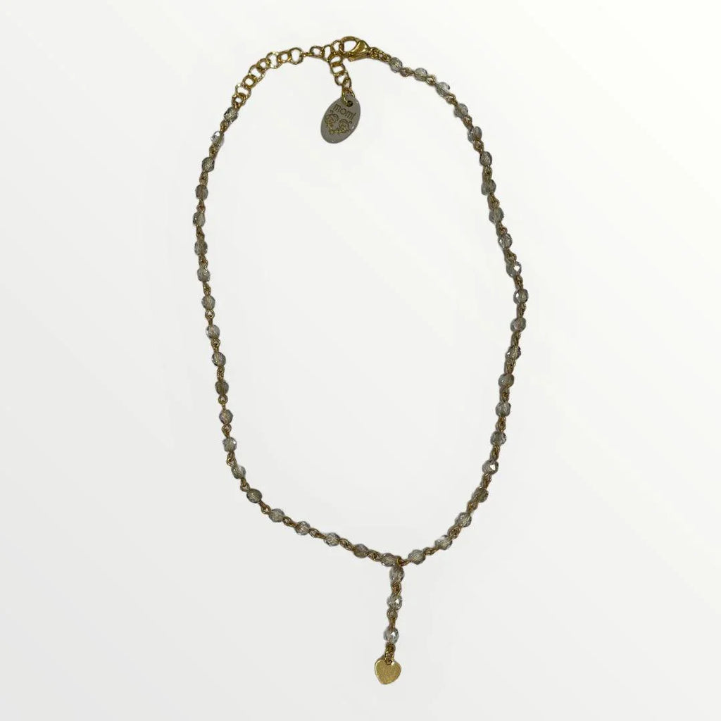MOMI - COLLANA ROSARIO CORTO CUORE - LOFT.73